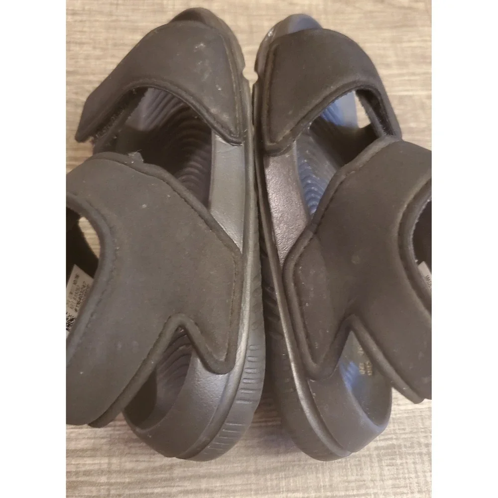 Adidas Altaswim Adjustable Strap Sandals‎ Toddler Size 5K Black